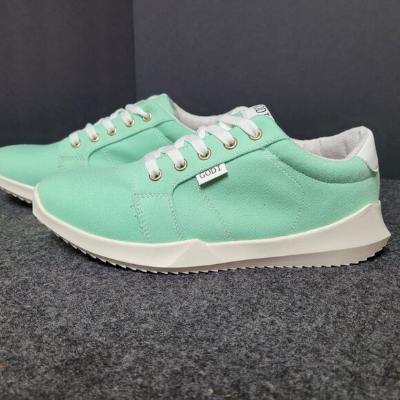 GODI CCCXIII Edsel Low Top Sneakers Mint Green New - Picture 6 of 12
